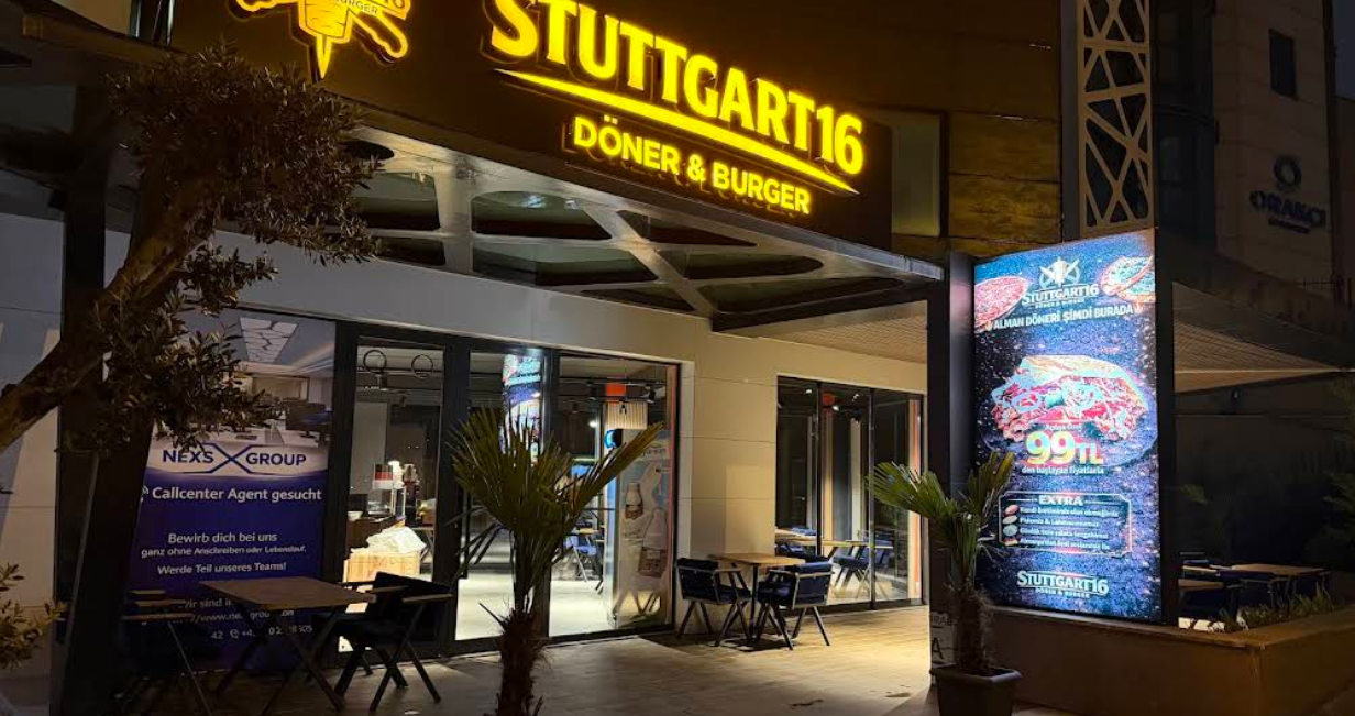 Stuttgart16 Döner & Burger eröffnet in Bursa-Nilüfer